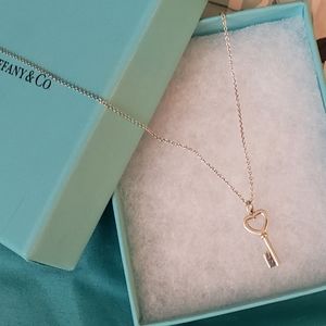 Tiffany & co mini key necklace